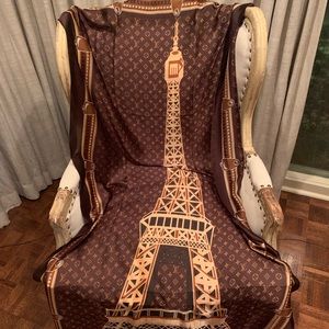 Chanel eiffel tower scarf Clearance